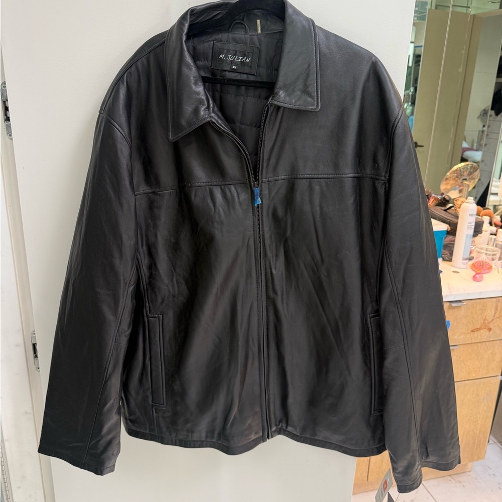 Wilsons Leather Men's Classic Black Jacket